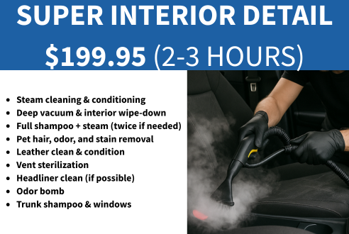 Super Interior Detail (2–3 hours)